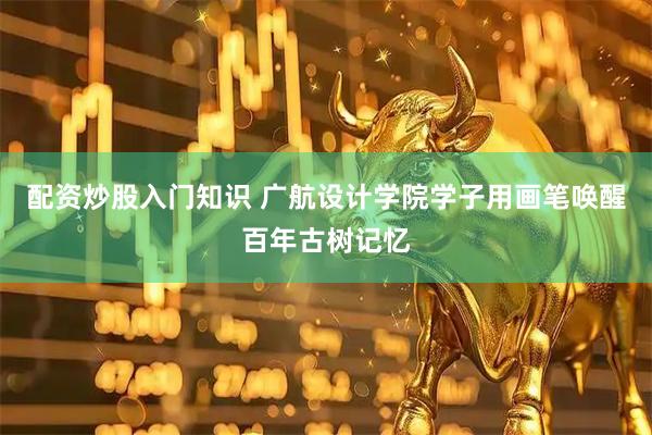 配资炒股入门知识 广航设计学院学子用画笔唤醒百年古树记忆